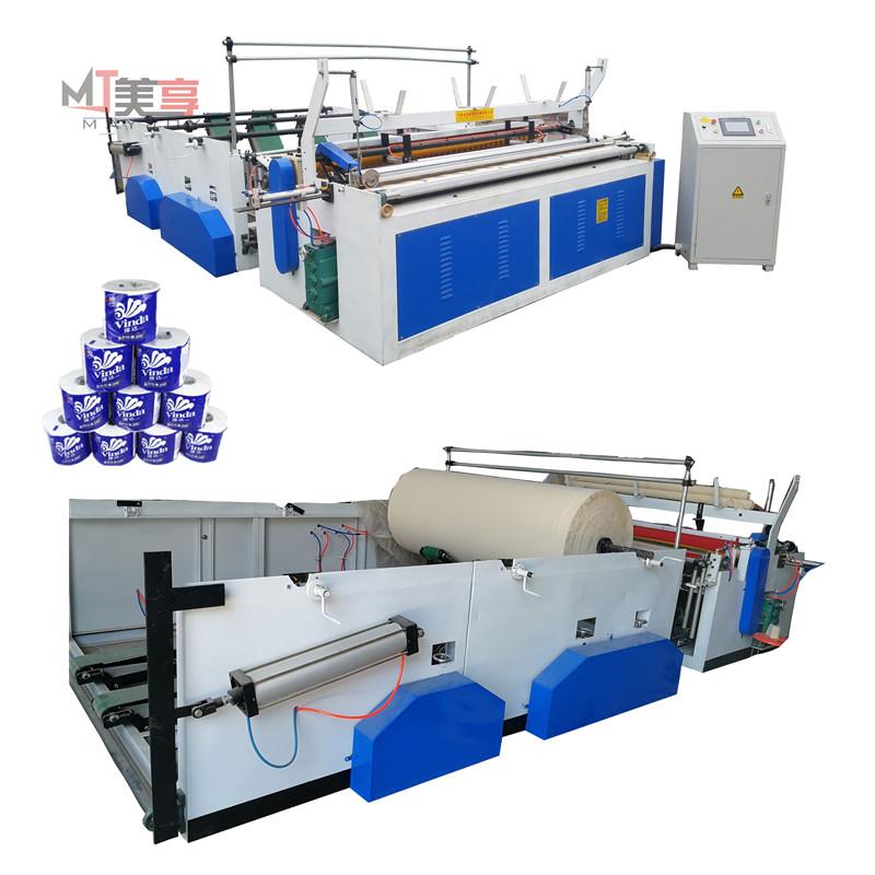 Paper rewinding machine