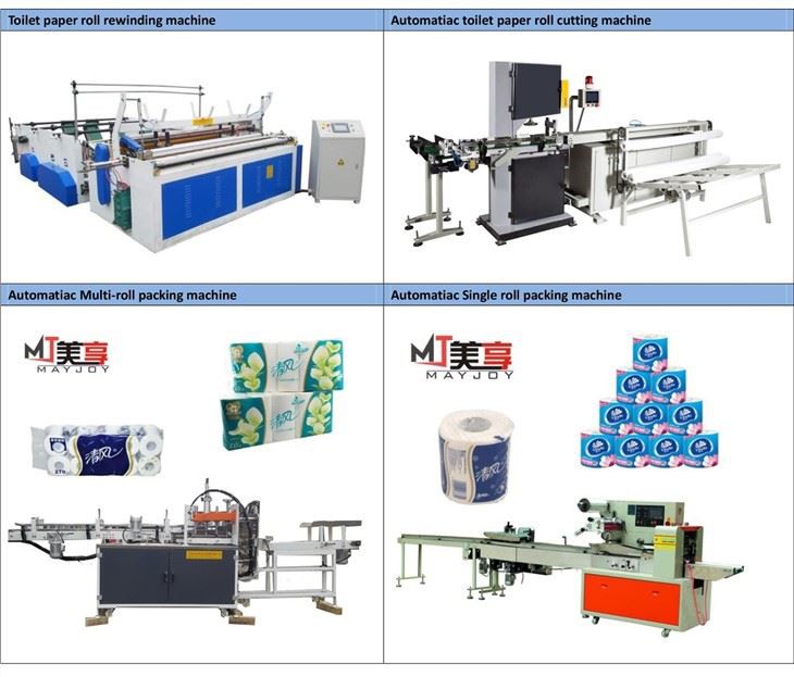 Full Automatic Toilet Paper Roll Making Line/production Line With Good Quality